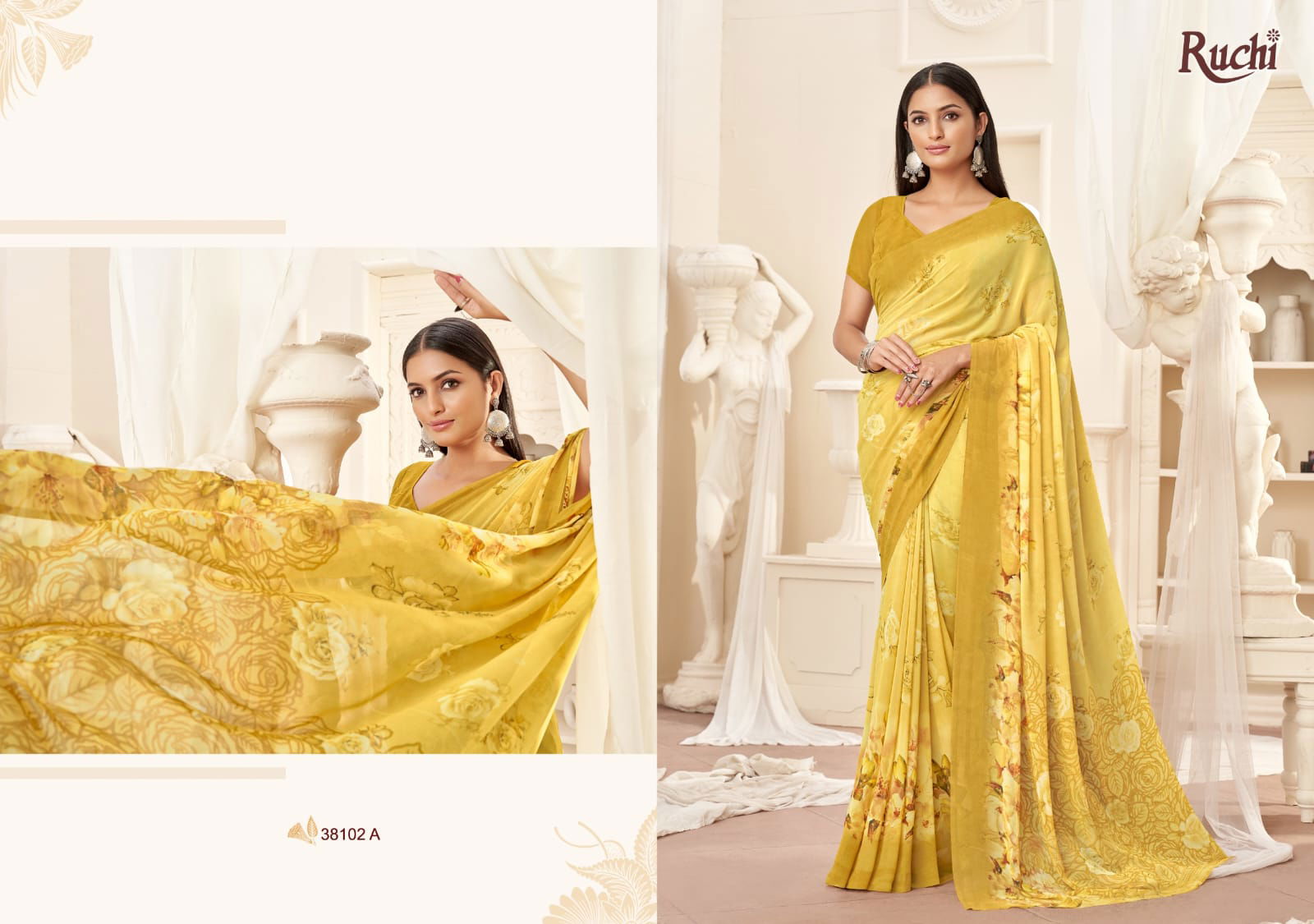 Ragaa Georgette Vol 16 By Ruchi Daily Wear Sarees Exporters In India